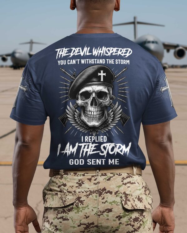 The Devil Whispered You Can't Withstand The Storm Shirt - Image 3