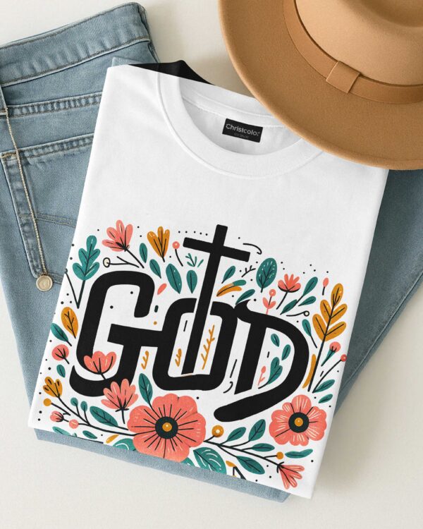 God Is Always With Me T-Shirt - Image 3