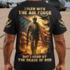 I Flew With The Air Force All Over Print T-Shirt