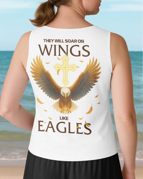 They Will Soar On Wings V-neck Tank Top - Image 4