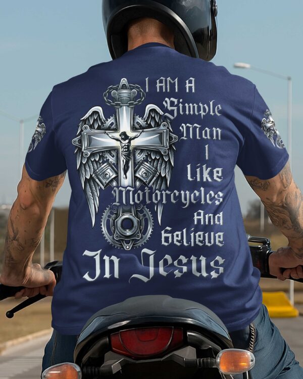 I Am A Simple Man All Over Print T-Shirt - Image 13