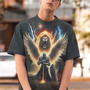 Alternative view of I Am A Christian All Over Print T-Shirt