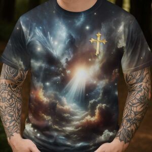 Alternative view of Be The Warrior God Call You To Be All Over Print T-shirt