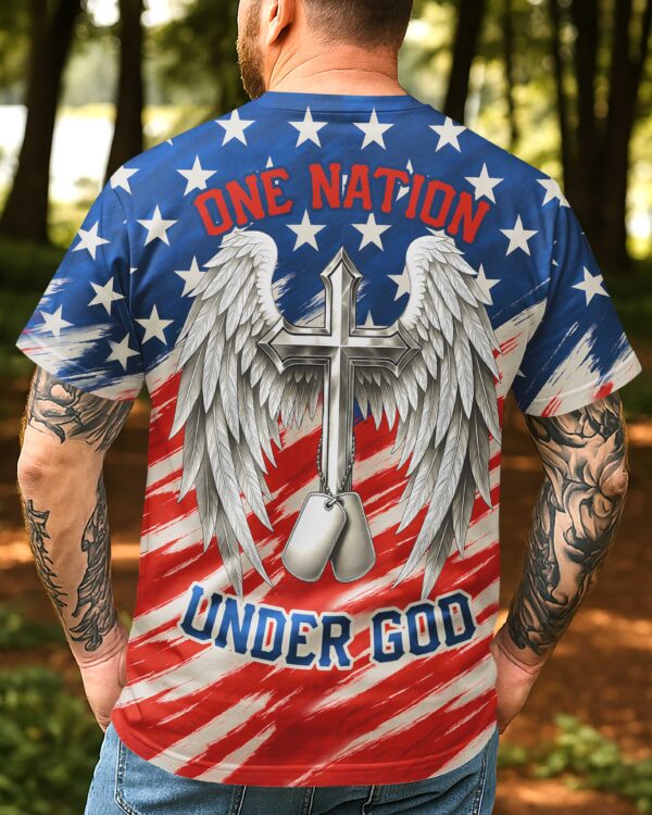 One Nation Under God All Over Print T-Shirt