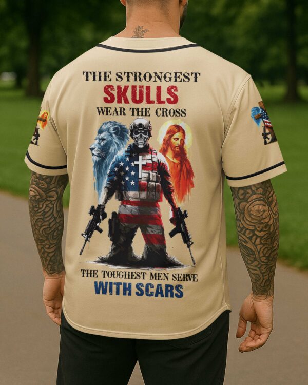 The Strongest Skulls Wear The Cross T-Shirt - Image 24