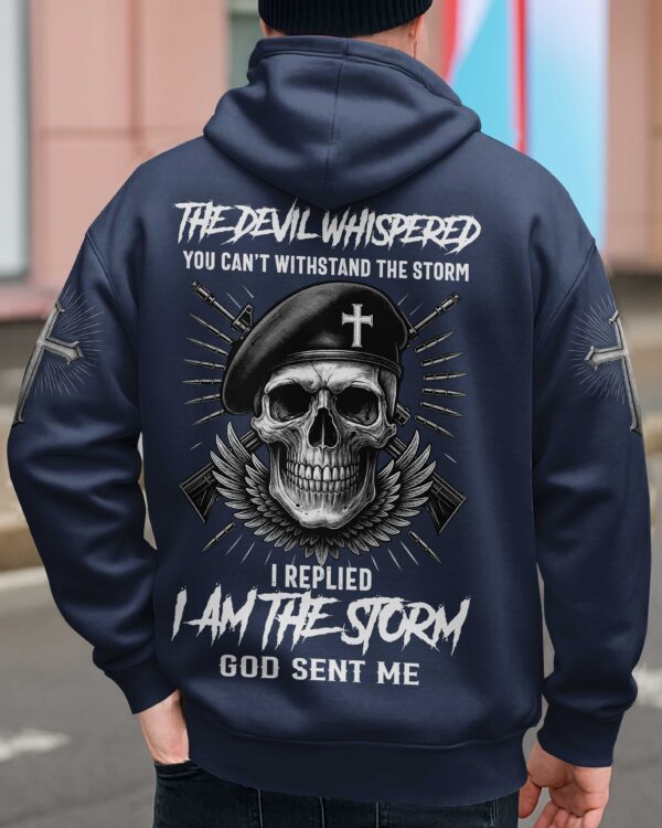 The Devil Whispered You Can't Withstand The Storm Shirt - Image 8
