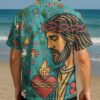 Jesus Christ Tropical Pattern All Over Print Hawaiian Shirt