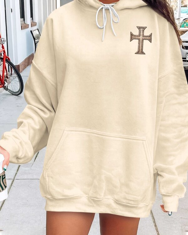 Blessed By God Loved By Jesus Led By The Holy Spirit Hoodie - Image 4