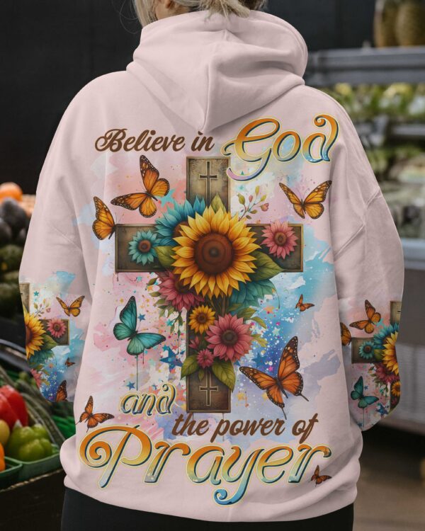 Believe In God And The Power Of Prayer Shirt - Image 3