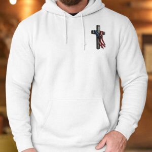 Alternative view of Faithful To Christ All Over Print Hoodie