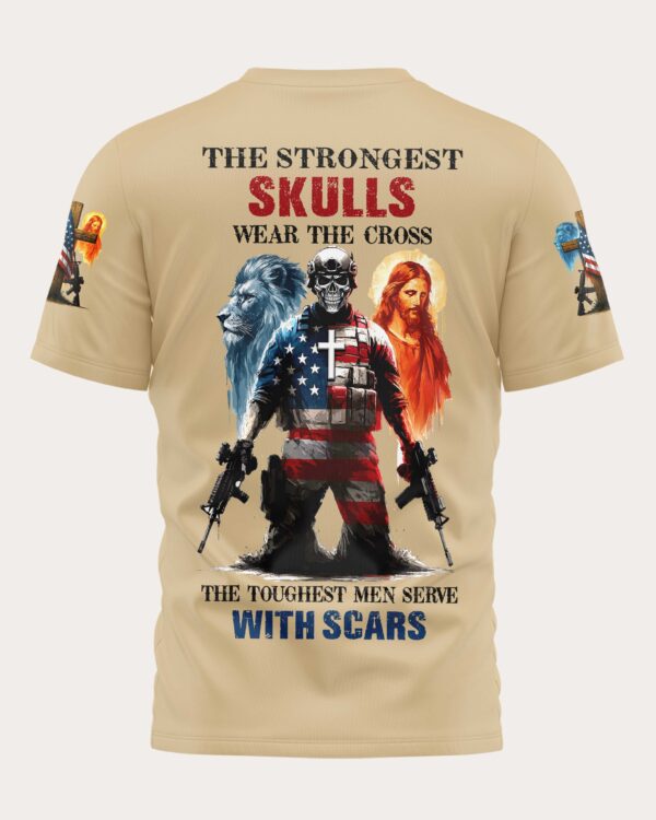 The Strongest Skulls Wear The Cross T-Shirt - Image 20