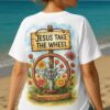 Jesus Take The Wheel All Over Print T-shirt