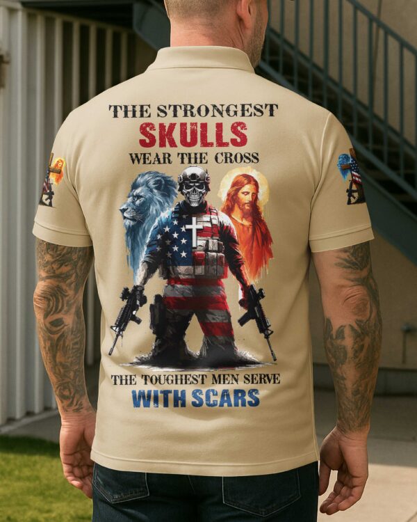 The Strongest Skulls Wear The Cross T-Shirt - Image 26