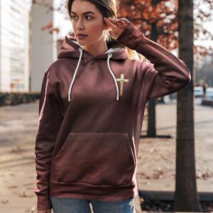 Alternative view of By His Stripes I Am Healed All Over Print Hoodie