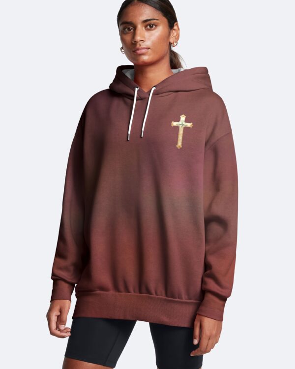By His Stripes I Am Healed All Over Print Hoodie - Image 4