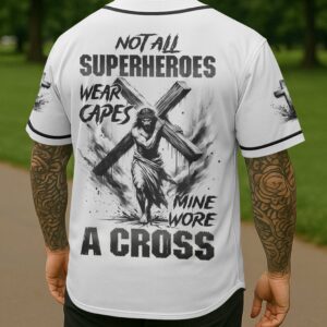 Alternative view of Not All Superheroes Wear Capes All Over Print Jersey