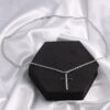 Minimalist Stainless Steel Cross Pendant Necklace