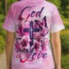 God Is Love All Over Print T-Shirt