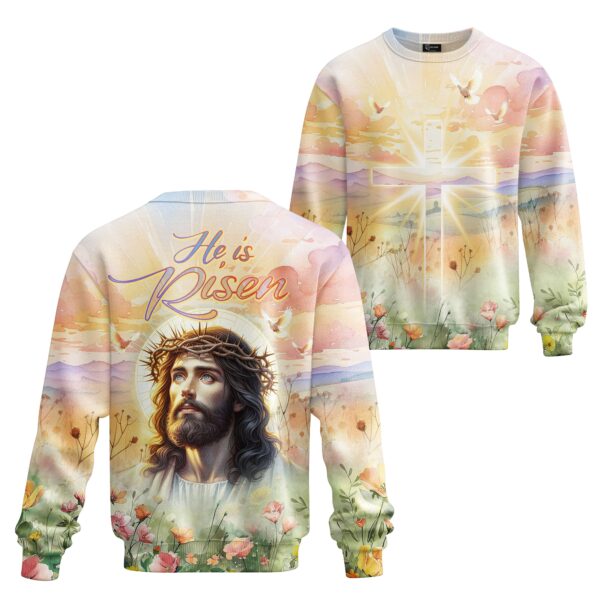 He Is Risen All Over Print Sweater