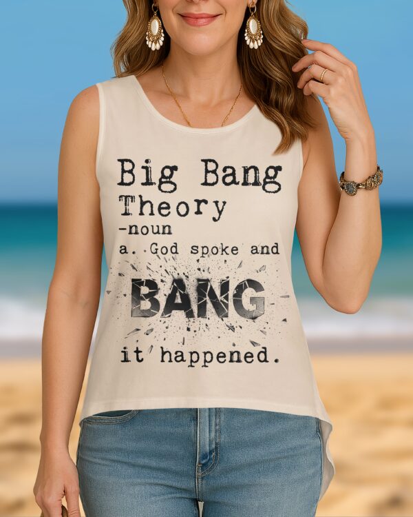 Big Bang Theory Cut Out Wrap Back Tank Top - Image 9