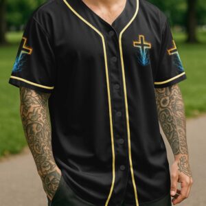 Alternative view of I Believe In God All Over Print Jersey