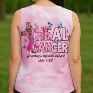 Alternative view of Faith Hope Love All Over Print V-neck Tank Top