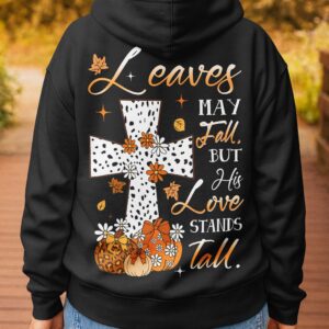 Alternative view of Leaves May Fall Zip Hoodie