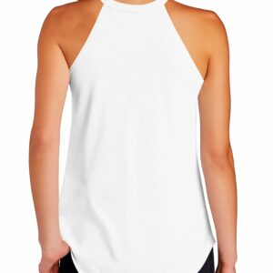 Alternative view of Jesus Take The Wheel Rocker Tank Top