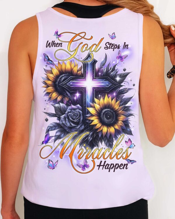 When God Steps In Miracles Happen Shirts - Image 12