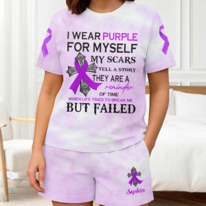 Alternative view of I Wear Purple For Myself Women Set