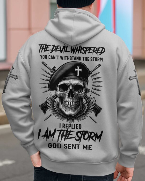 The Devil Whispered You Can't Withstand The Storm Shirt - Image 12