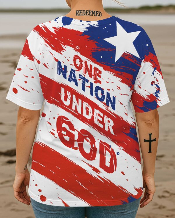One Nation Under God All Over Print T-Shirt