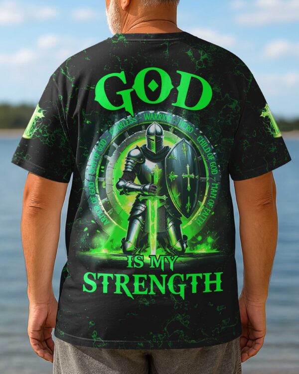 God Is My Strength All Over Print T-Shirt