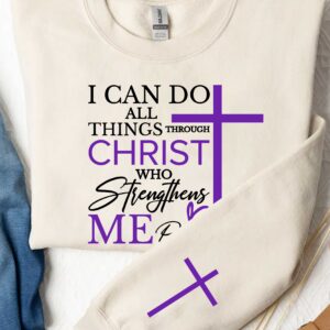 Alternative view of I Can Do All Things Through Christ Sweater