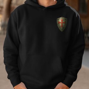 Alternative view of I Am Proud Of Many Things But Nothing Beats Being A Child Of God All Over Print Hoodie