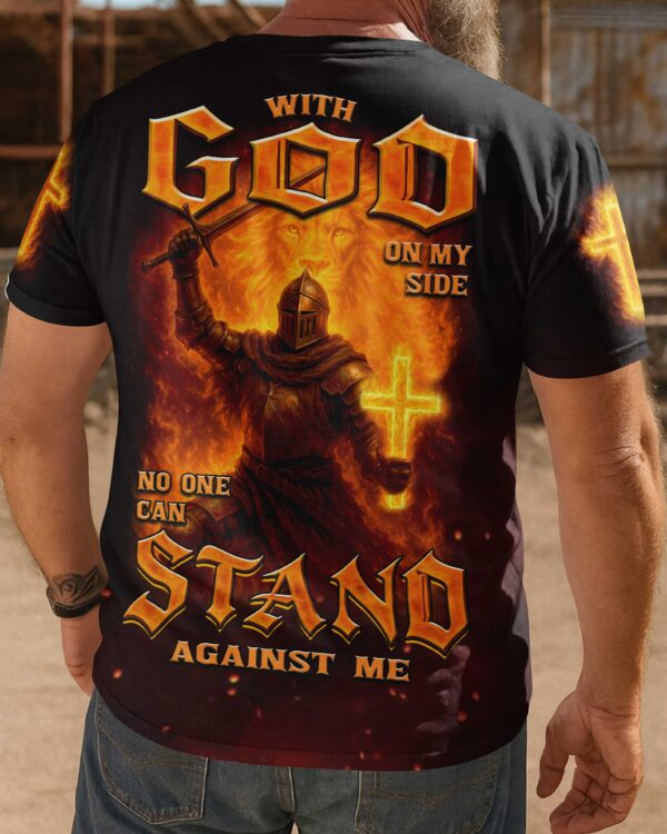 With God On My Side No One Can Stand Against Me Hoodie - Image 9