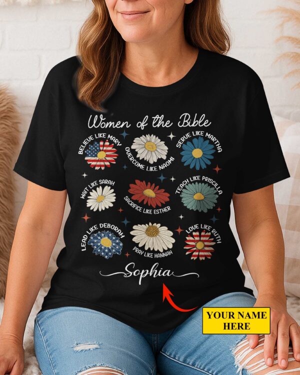 Women Of The Bible T-Shirt - Image 7