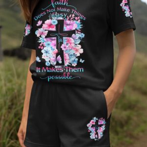 Alternative view of It Makes Them Possible All Over Print Summer Set