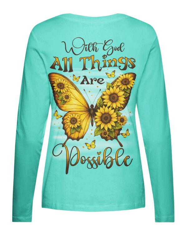 With God V-neck Long Sleeves Shirt - Image 6