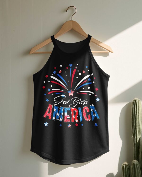 God Bless America Rocker Tank Top - Image 4