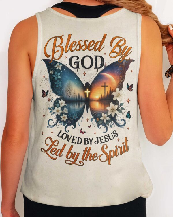 Blessed By God Loved By Jesus Led By The Spirit Shirt - Image 8