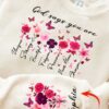 God Says You Are Unique Sweater Breast Cancer Awareness Sweater