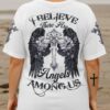 I Believe There Are Angels Among Us All Over Print T-Shirt