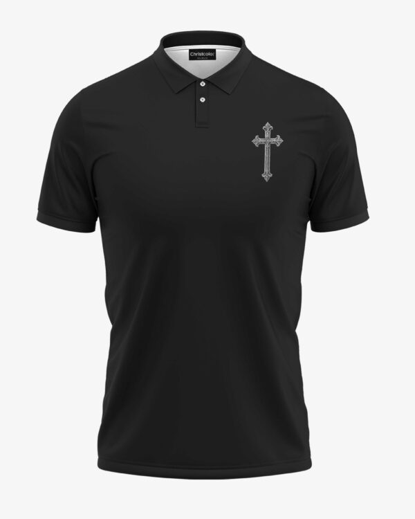 Under His Wings You Will Find Refuge All Over Print Polo - Image 5