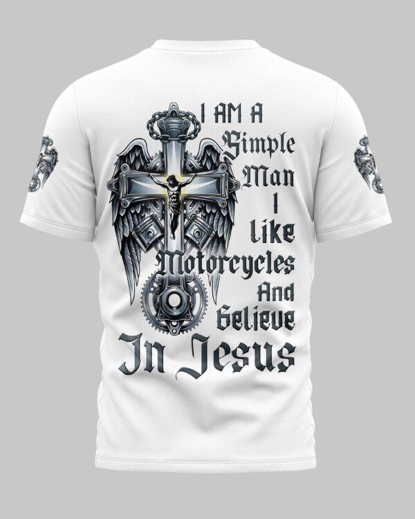 I Am A Simple Man All Over Print T-Shirt - Image 5