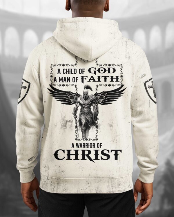 A Child Of God A Man Of Faith A Warrior Of Christ Shirt - Image 9