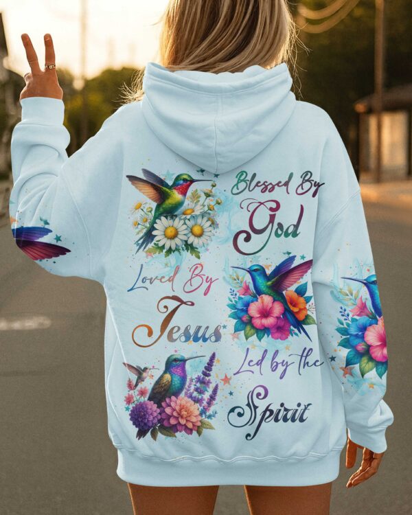 Blessed By God Loved By Jesus Led By The Spirit Shirt - Image 16