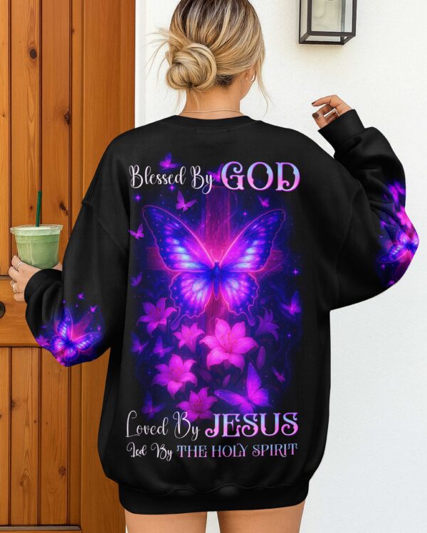 Blessed By God Loved By Jesus Led By The Holy Spirit Shirts - Image 8