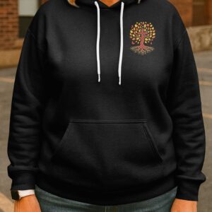 Alternative view of Fall For Jesus Hoodie