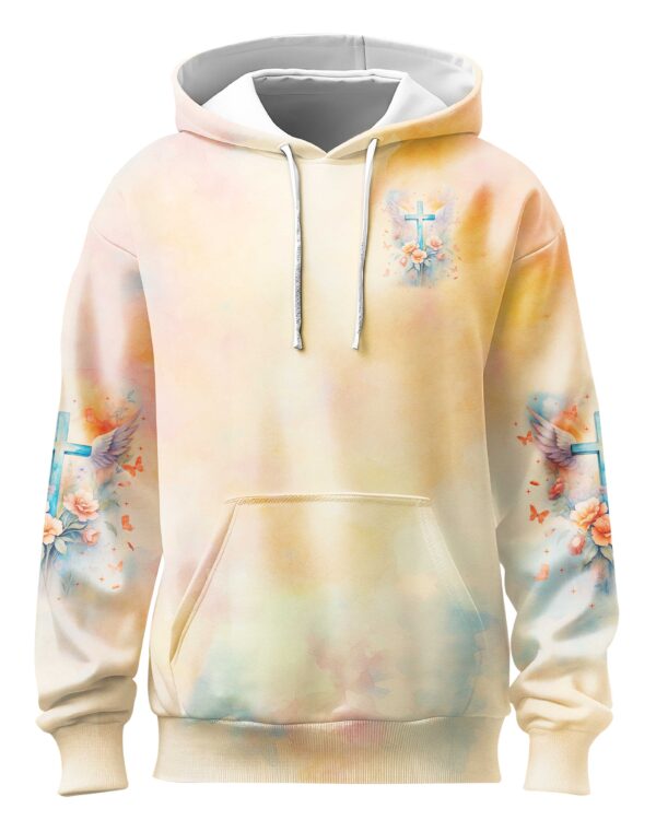 At the Cross I found Life In His wings I find Peace Shirt - Image 7